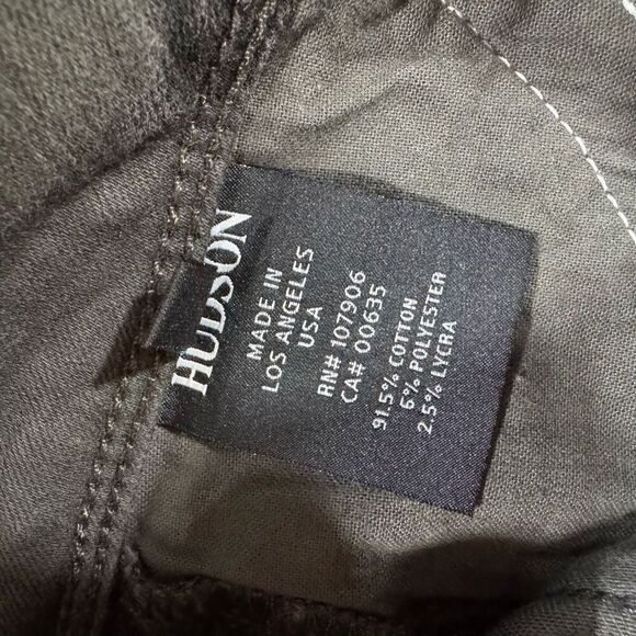 Hudson Jeans Collin Mid Rise Skinny Ankle Camo Women's Size 27 Green Denim - Picture 7 of 8